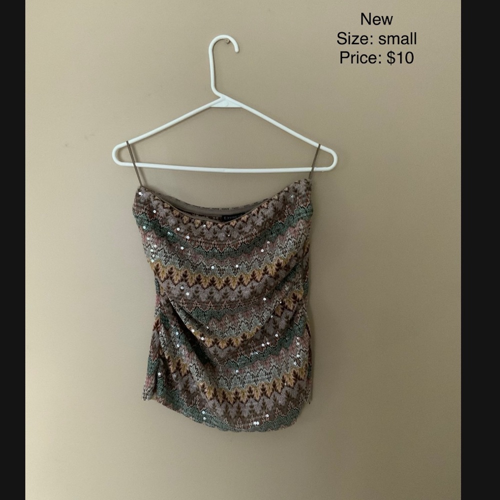 Strapless shirt